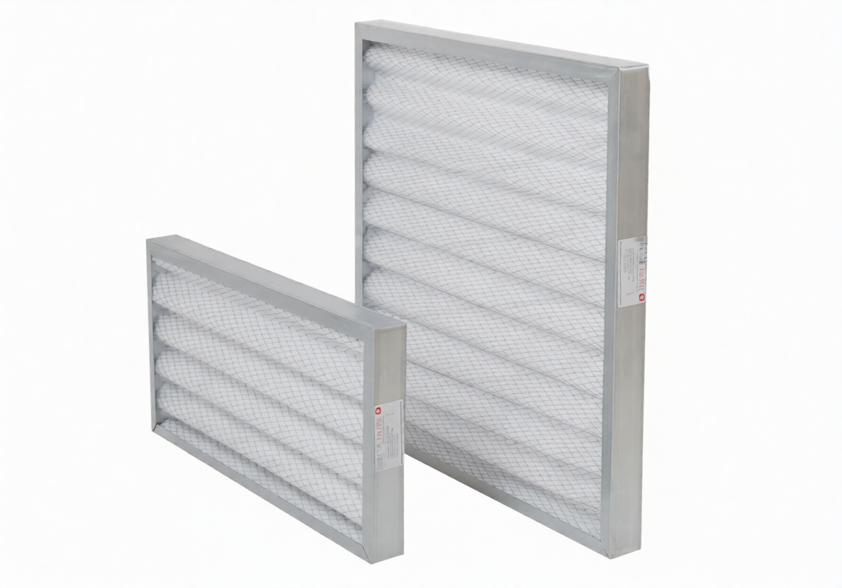 PRE Filters - Panel Metal Frame Industrial Air Filters by Asia Filter Pakistan